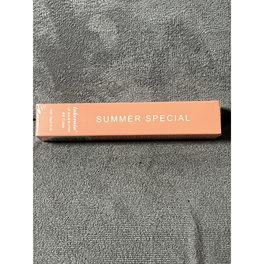 lakerain‎ Vegan Hydrating Lip Balm Butter Peach Cake Scent 15g Summer Special